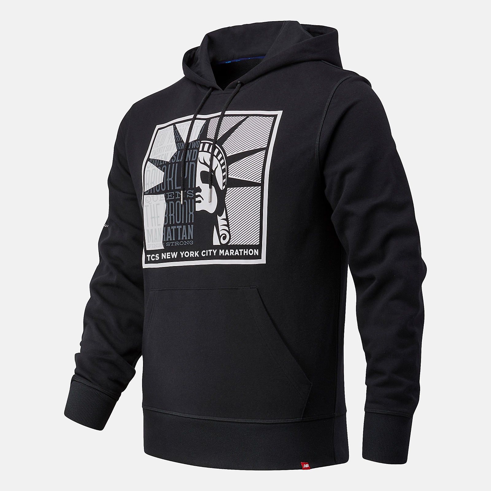 NYC Marathon Essentials Stacked Logo Po Hoodie | New Balance Clothing - Men