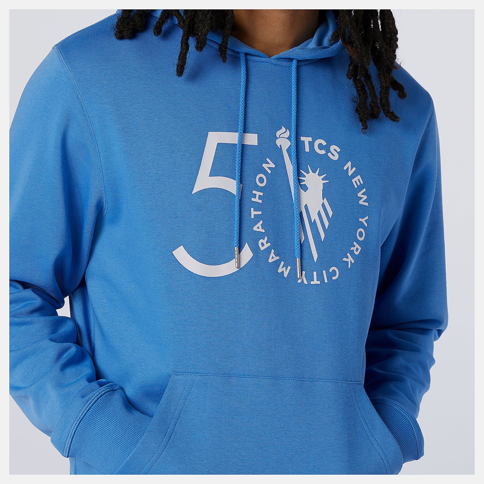 NYC Marathon Essentials Stacked Logo Po Hoodie | New Balance Clothing - Men