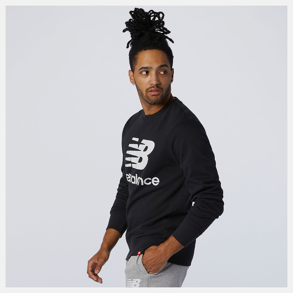 NB Essentials Stacked Logo Crew | New Balance Clothing - Men