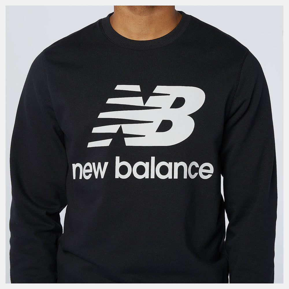 NB Essentials Stacked Logo Crew | New Balance Clothing - Men