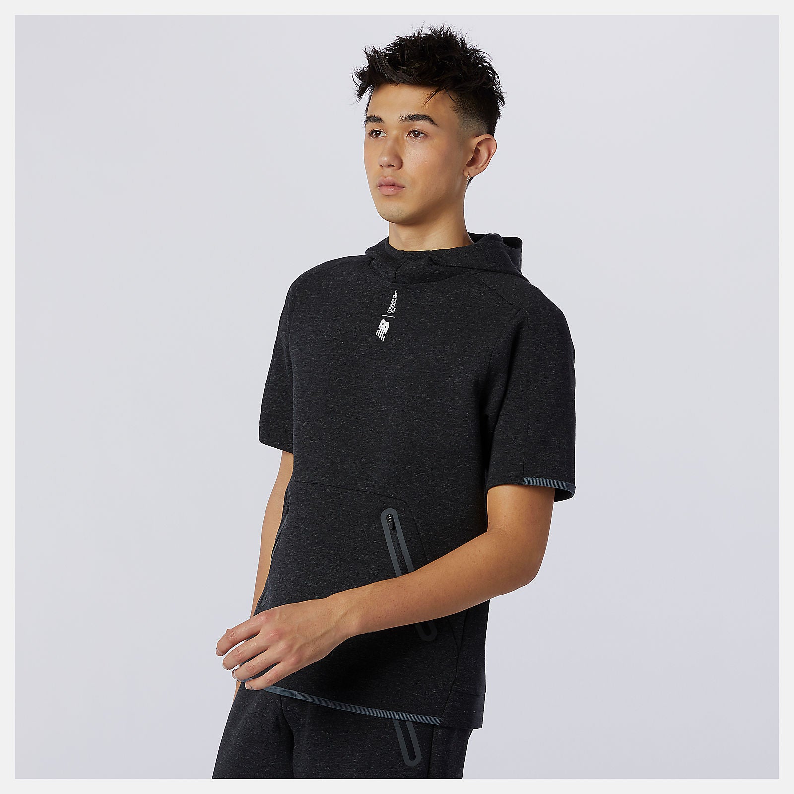 Fortitech Fleece Short Sleeve Hoodie | New Balance Clothing - Men