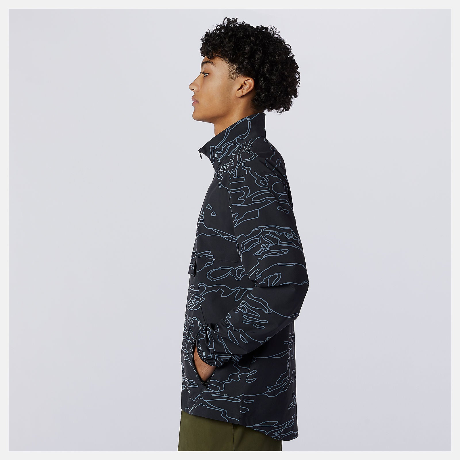 Fortitech Printed Woven Pullover | New Balance Clothing - Men