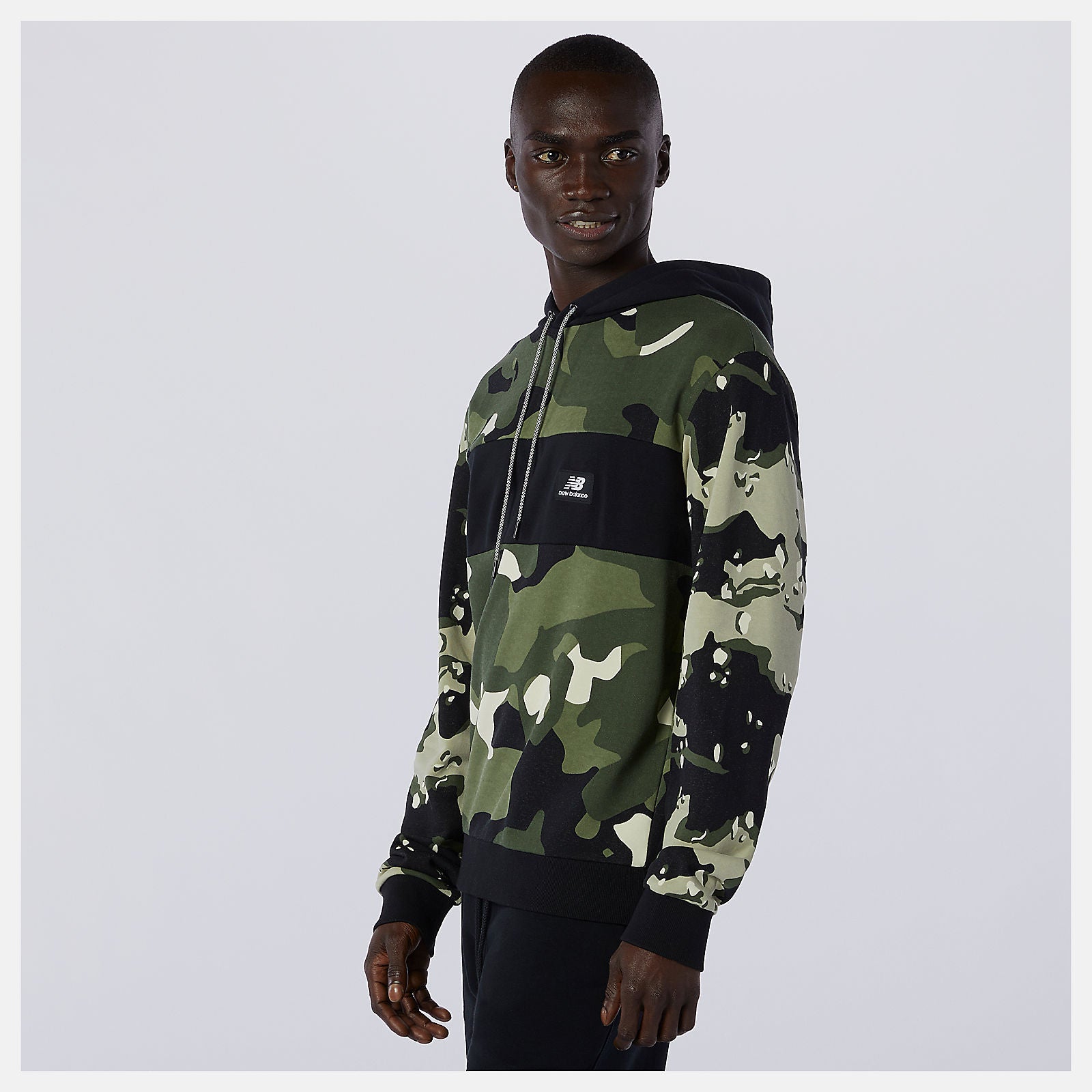 NB Essentials Fleece Camo Hoodie | New Balance Clothing - Men