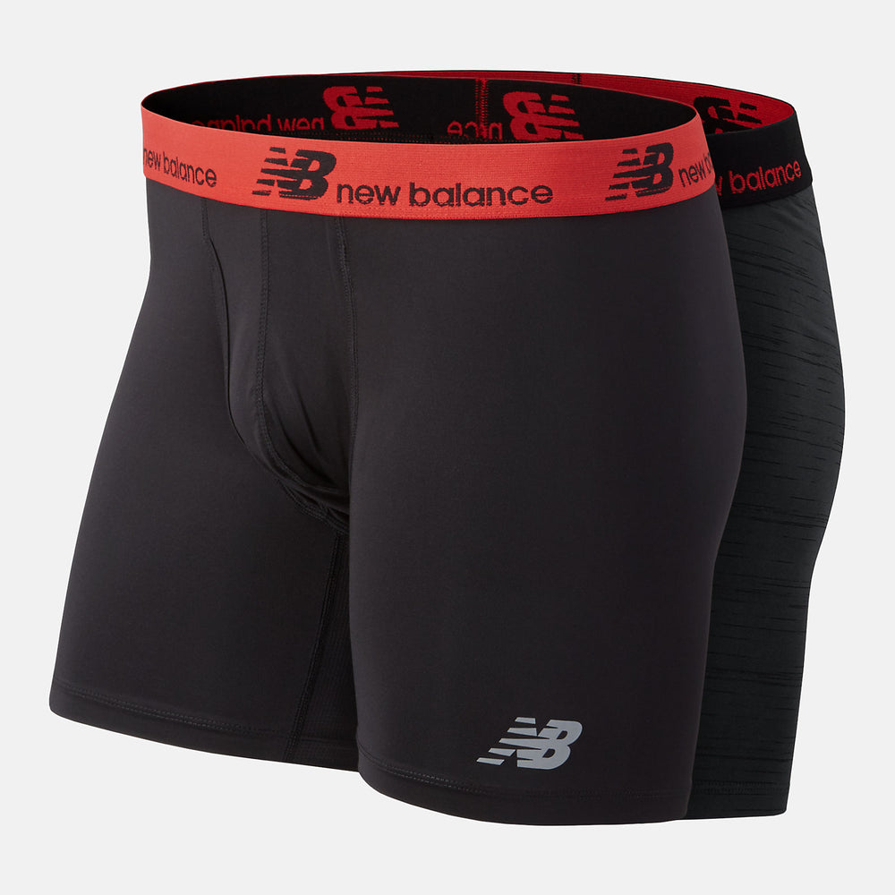 NB Dry 6 Inch Boxer Brief 2 Pack | New Balance Accessories - Men