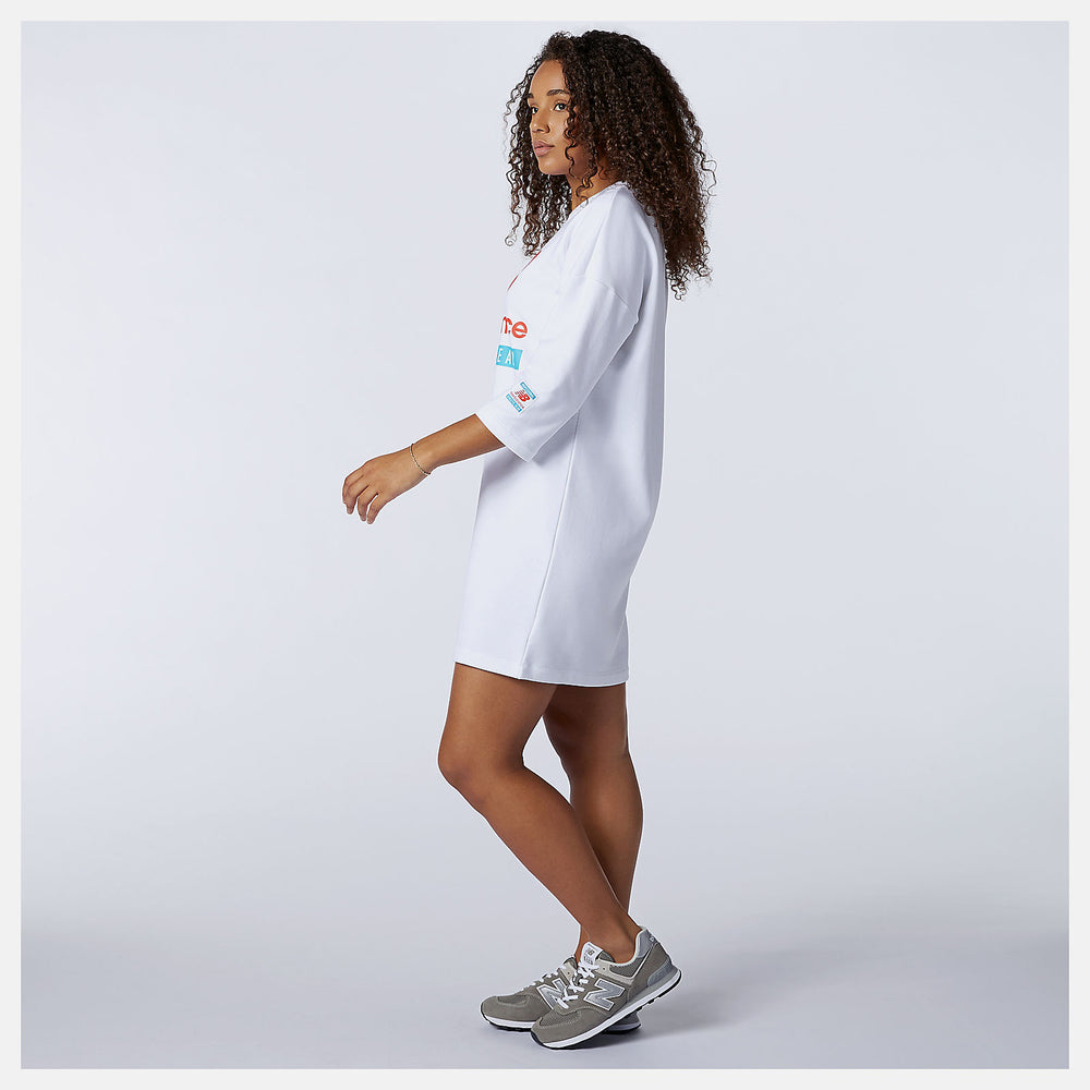 NB Essentials Field Day Crew Fleece Dress | New Balance Clothing - Women