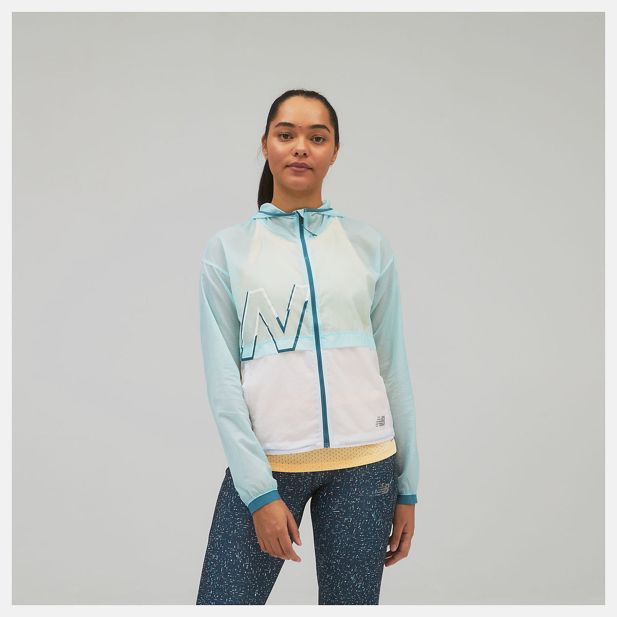 Printed Impact Run Light Pack Jacket | New Balance Clothing - Women