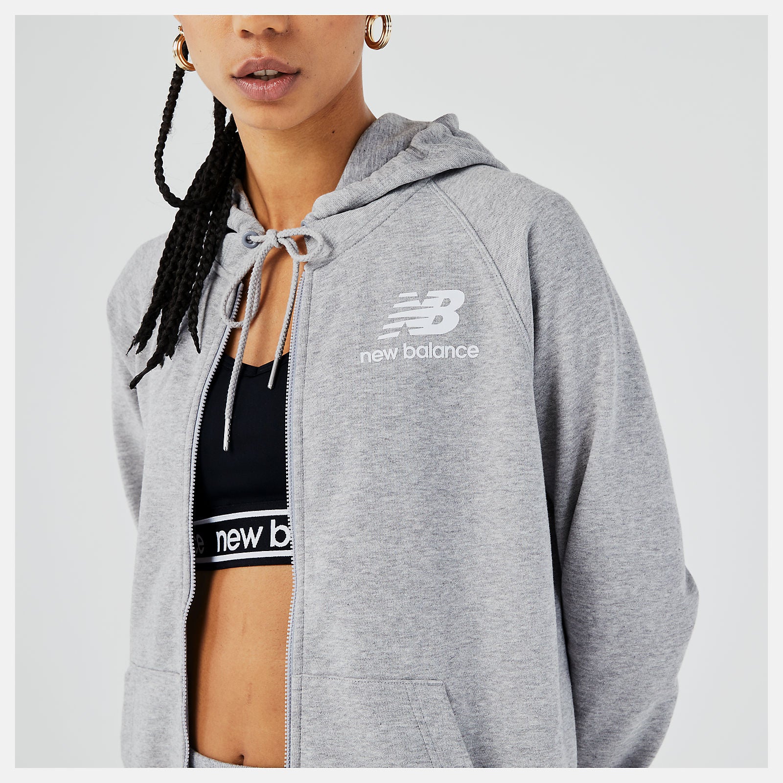 Essentials FZ Hoodie | New Balance Clothing - Women