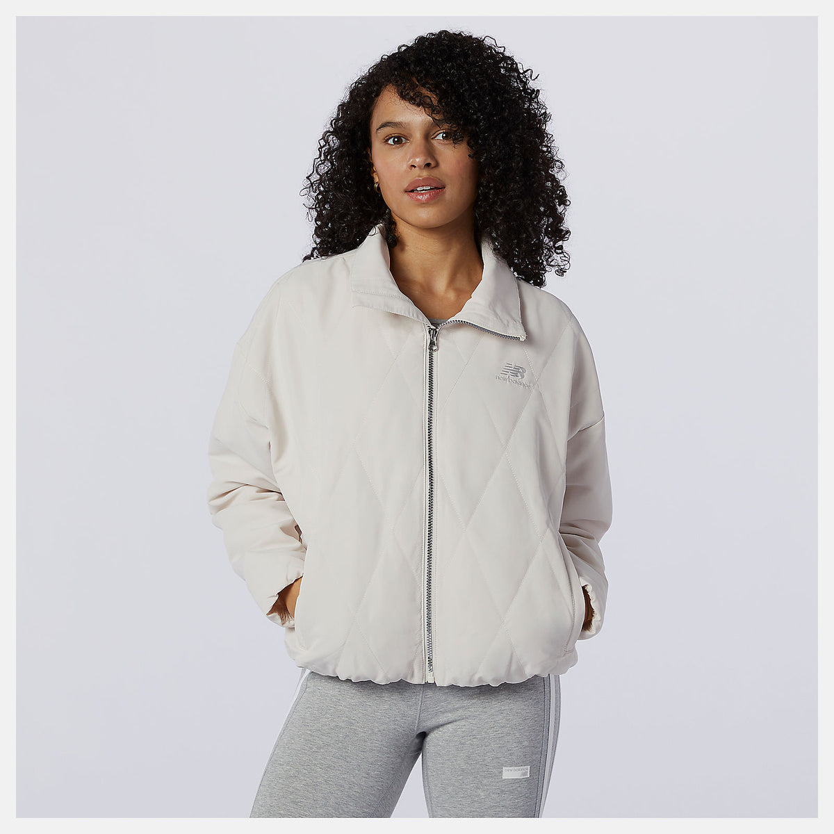 NB Athletics Argyle Quilted Jacket | New Balance Clothing - Women