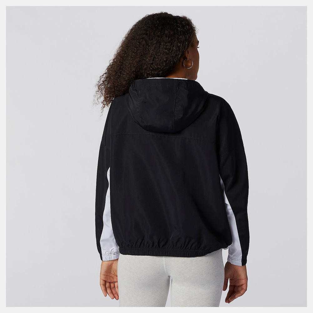 NB Essentials Windbreaker Anorak Jacket | New Balance Clothing - Women