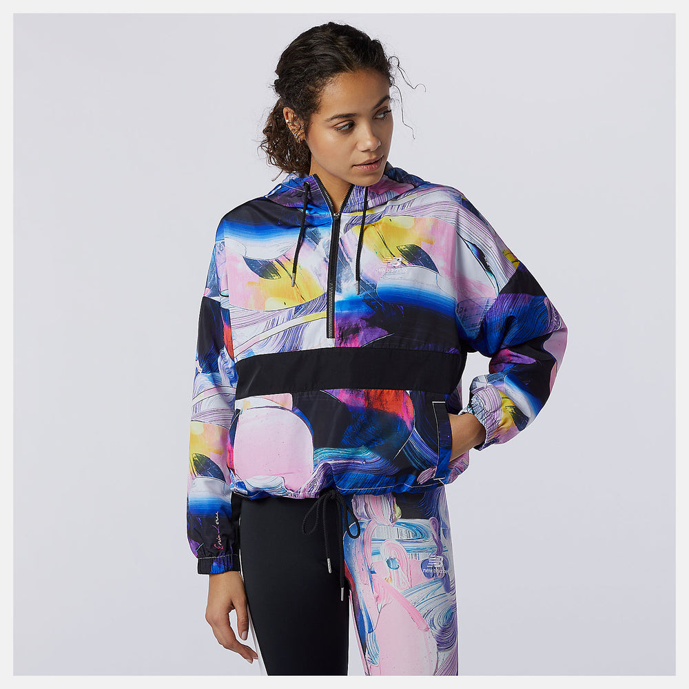 NB Athletics Printed Anorak Jacket | New Balance Clothing - Women