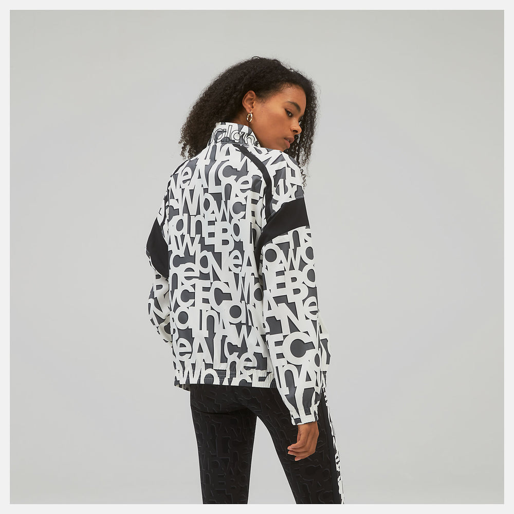 Relentless Printed Woven Jacket | New Balance Clothing - Women