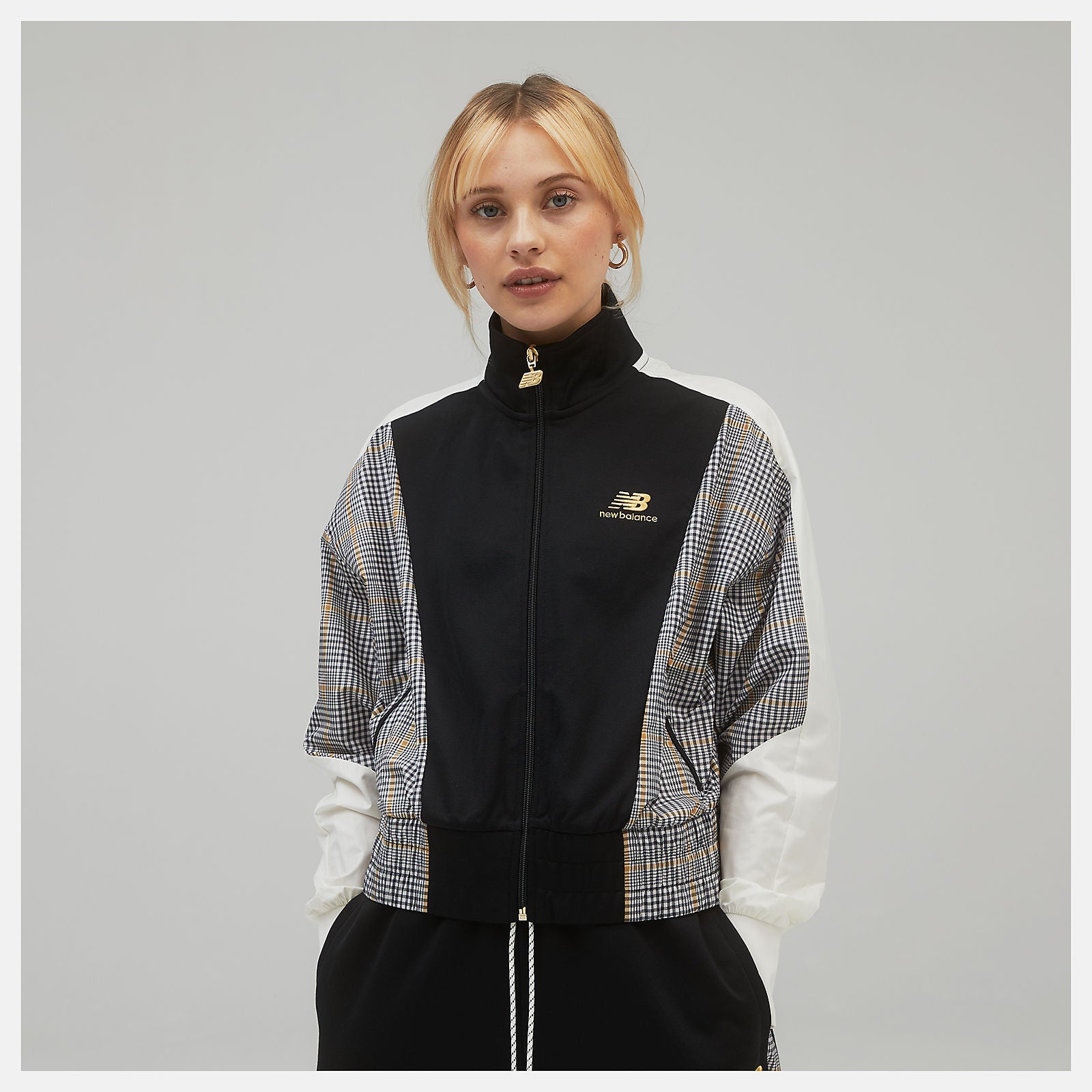 NB Athletics Higher Learning Stripe Track Jacket | New Balance Clothing - Women