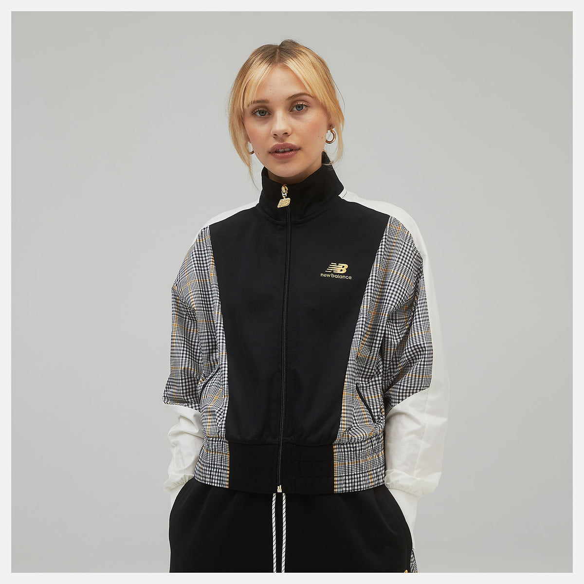 NB Athletics Higher Learning Stripe Track Jacket | New Balance Clothing - Women