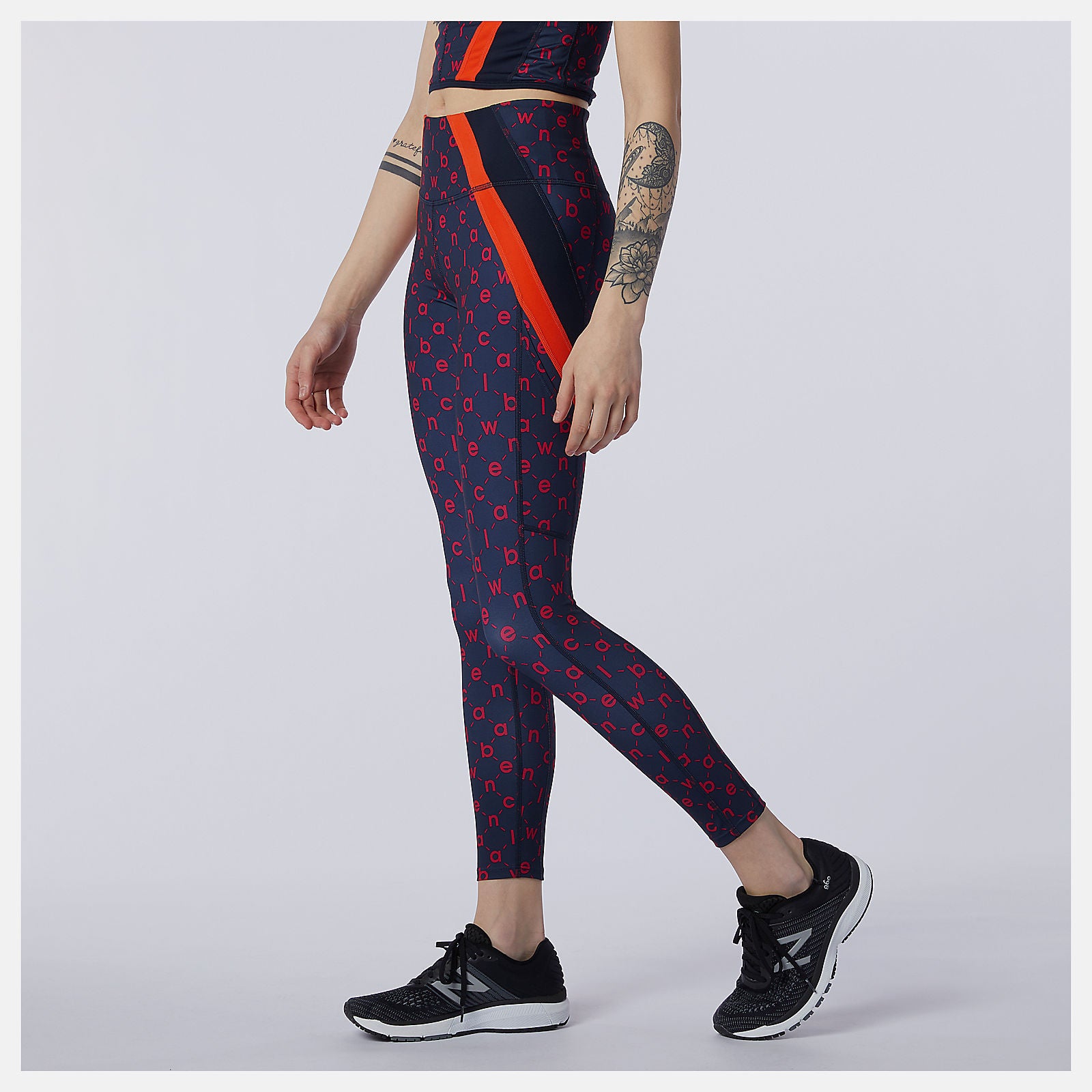 Transform 7/8 NBSleek Printed Tight | New Balance Clothing - Women