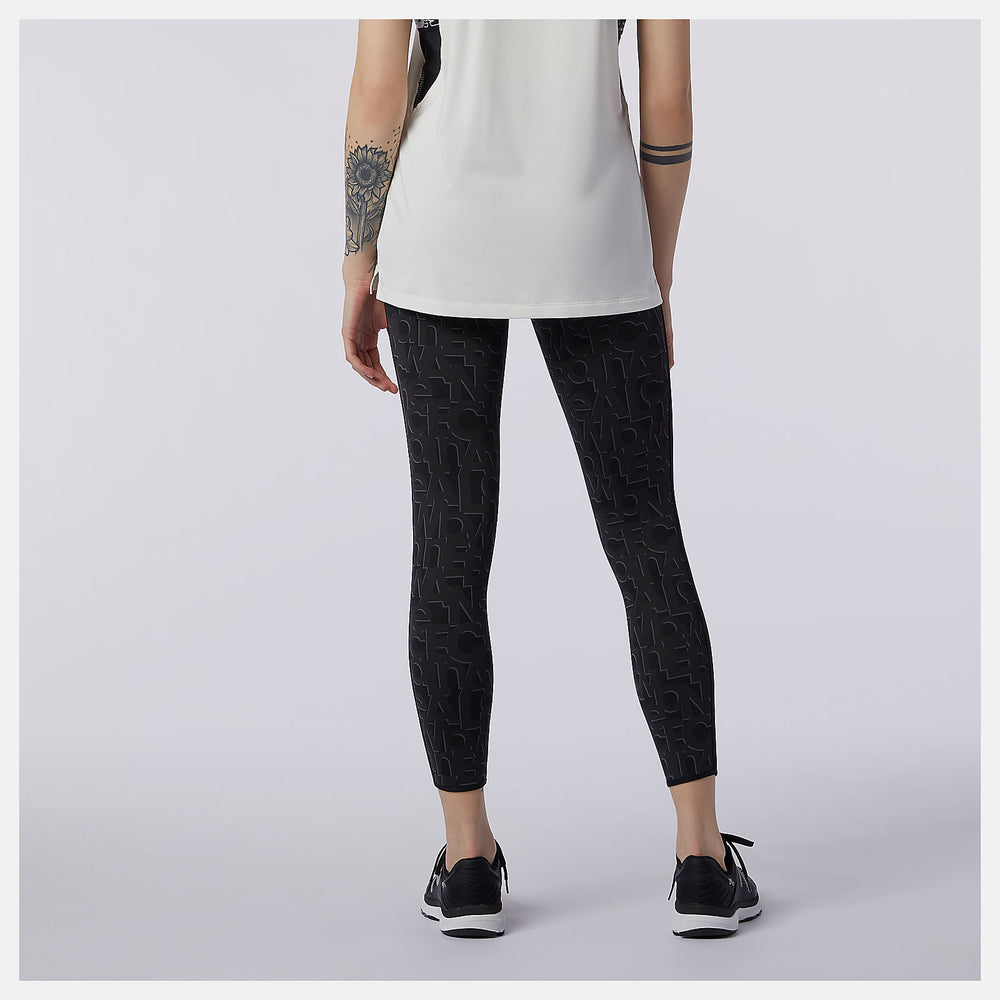Relentless Printed High Rise 7/8 Tight | New Balance Clothing - Women