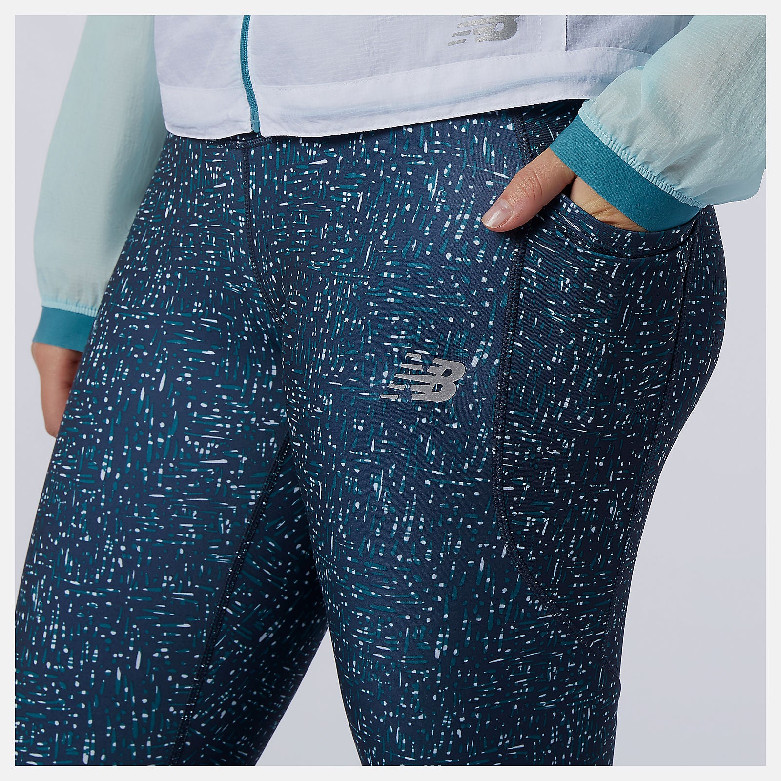 Printed Impact Run Tight | New Balance Clothing - Women