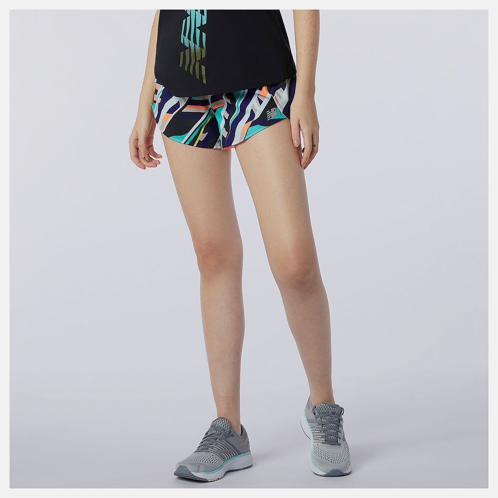 Printed Impact Run Short 3 Inch | New Balance Clothing - Women