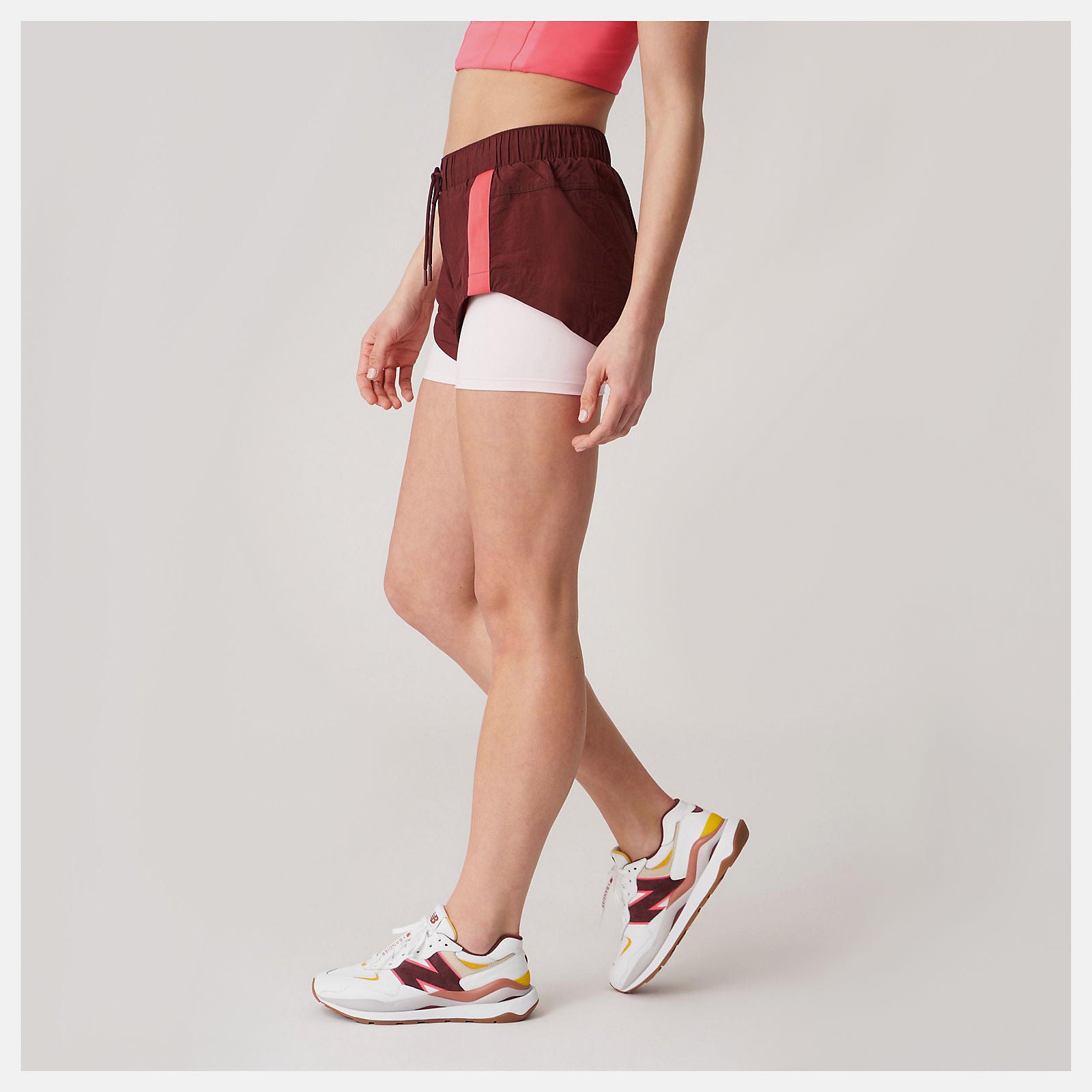 Bandier Woven tech Short | New Balance Clothing - Women