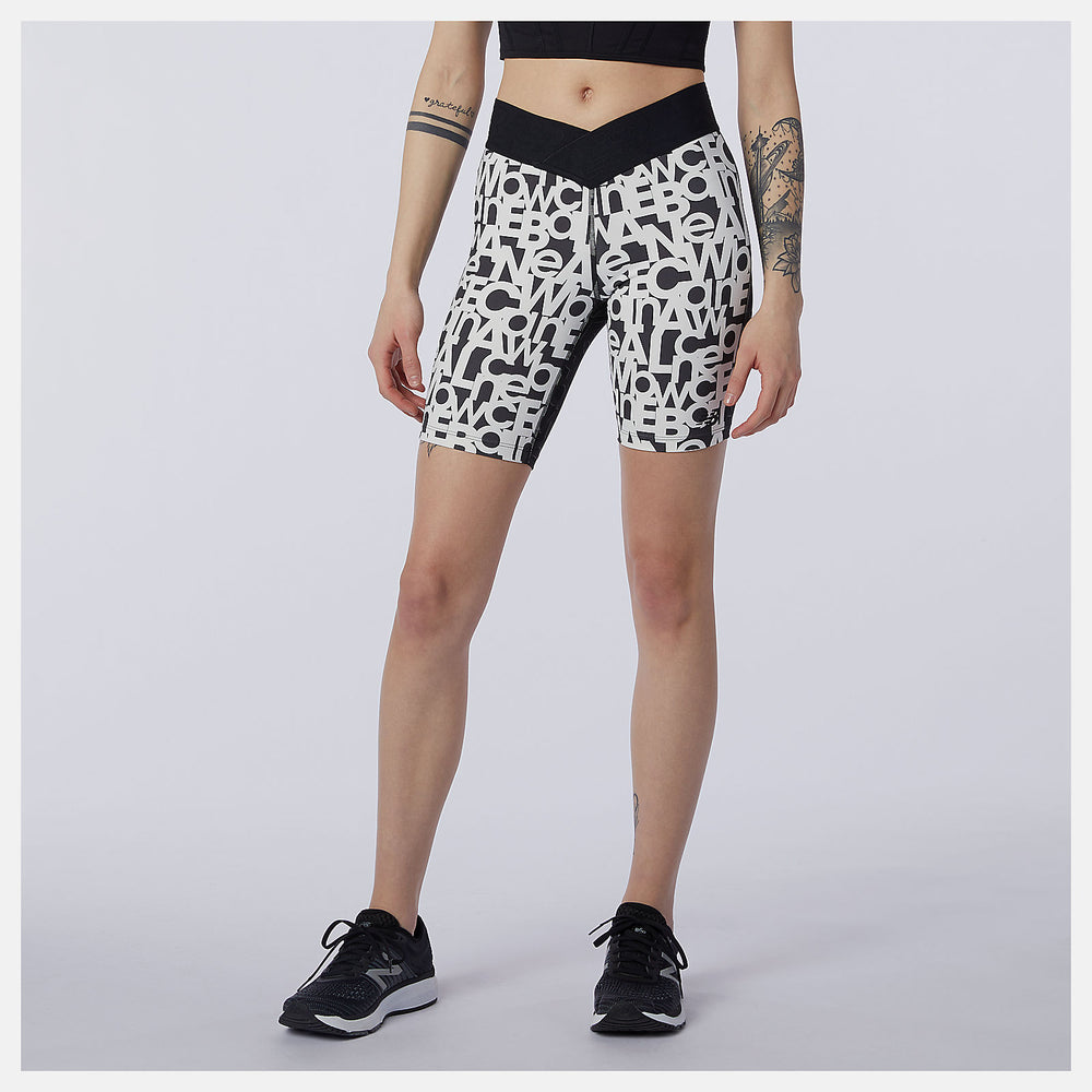 Relentless Printed Fitted Short | New Balance Clothing - Women