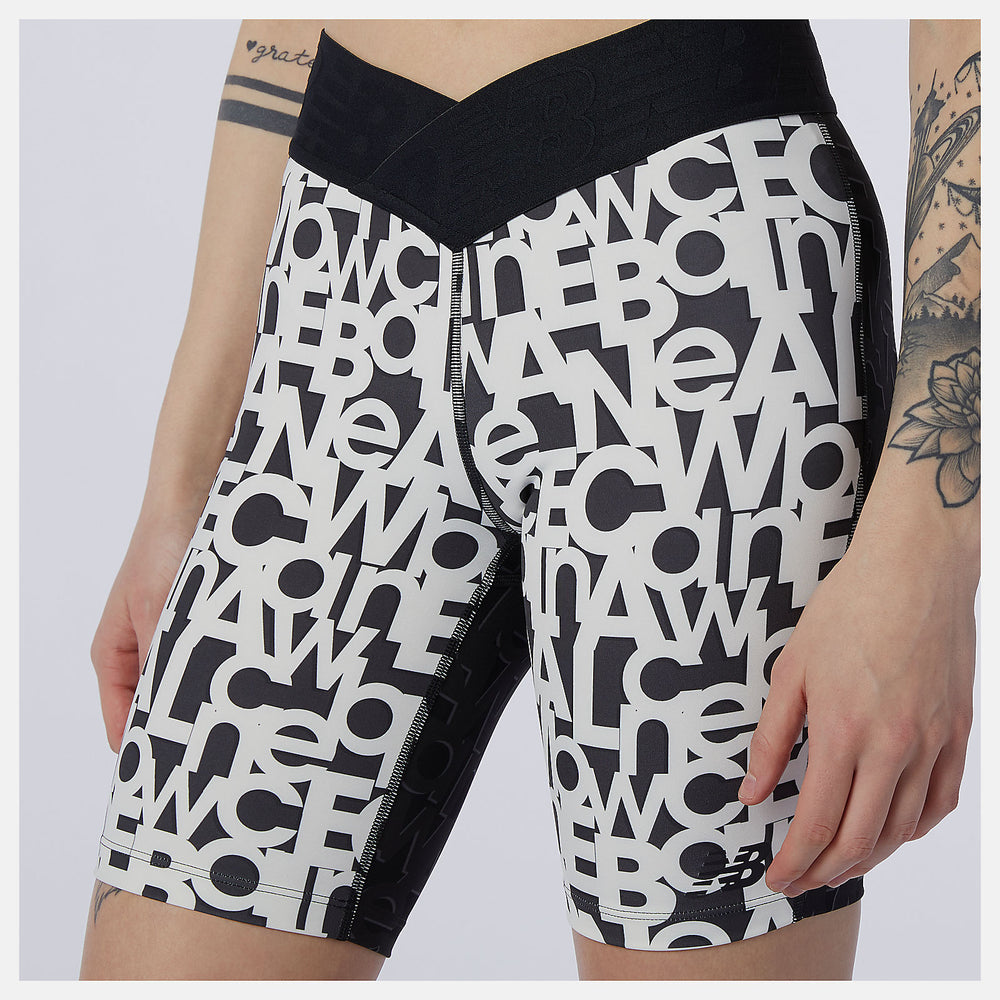 Relentless Printed Fitted Short | New Balance Clothing - Women