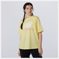 NB Essentials Stacked Logo Tee | New Balance Clothing - Women