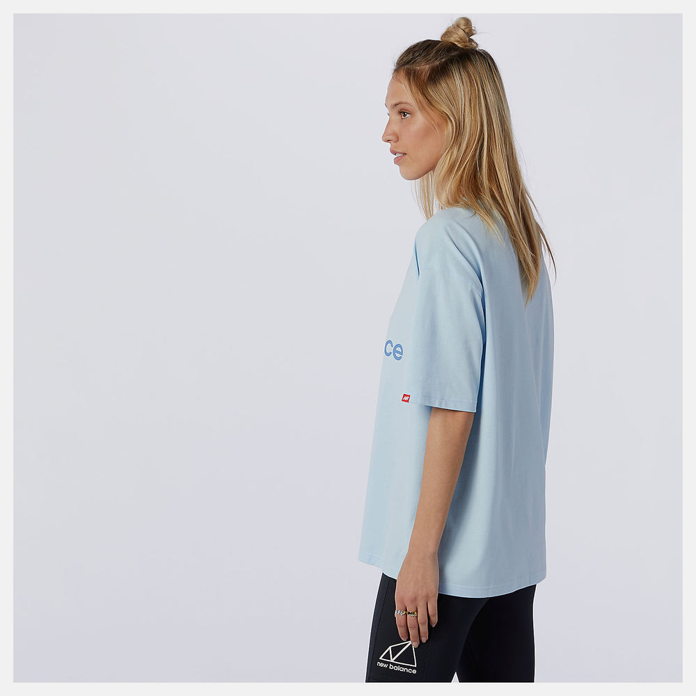 NB Essentials Stacked Logo Tee | New Balance Clothing - Women