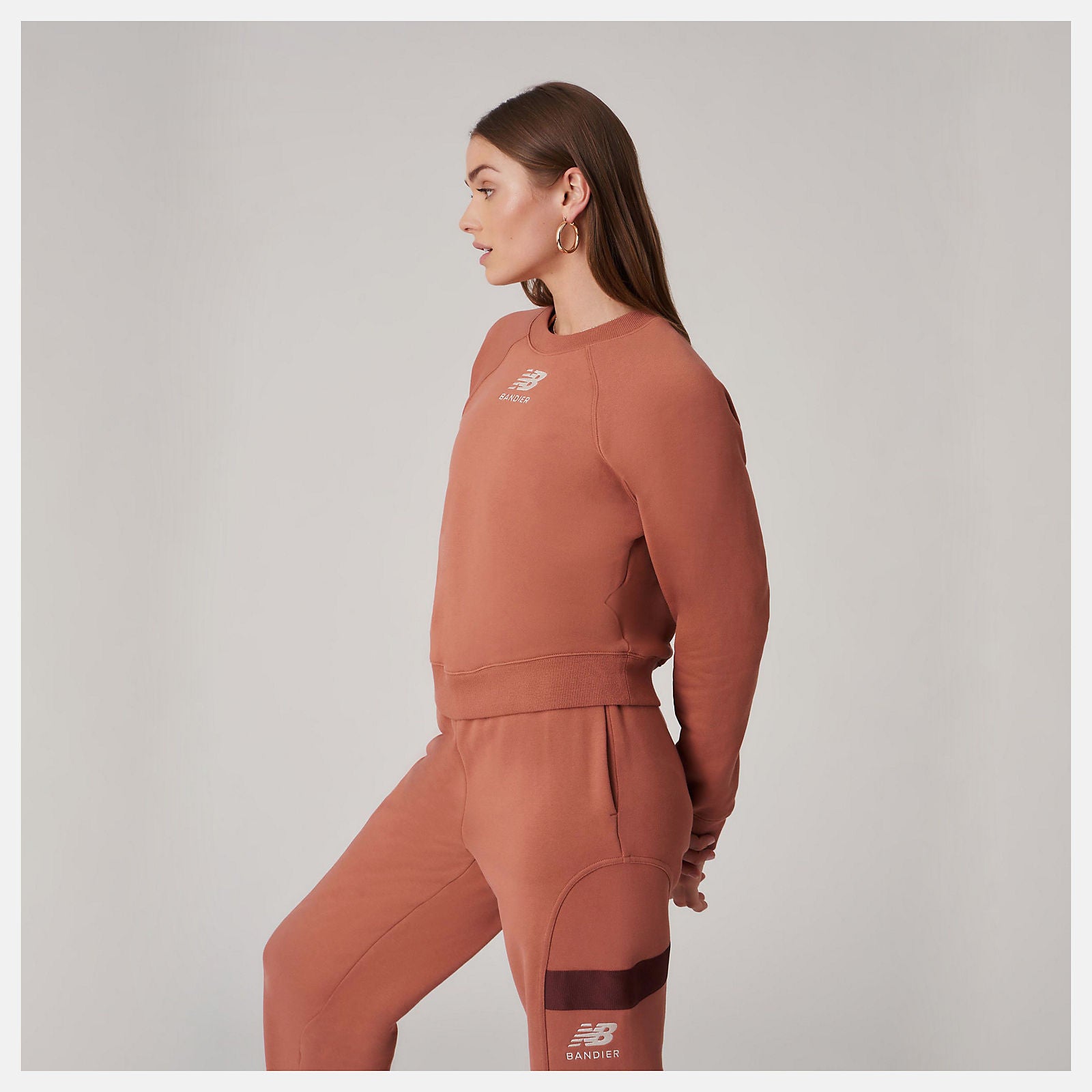 Bandier Fleece Crew | New Balance Clothing - Women