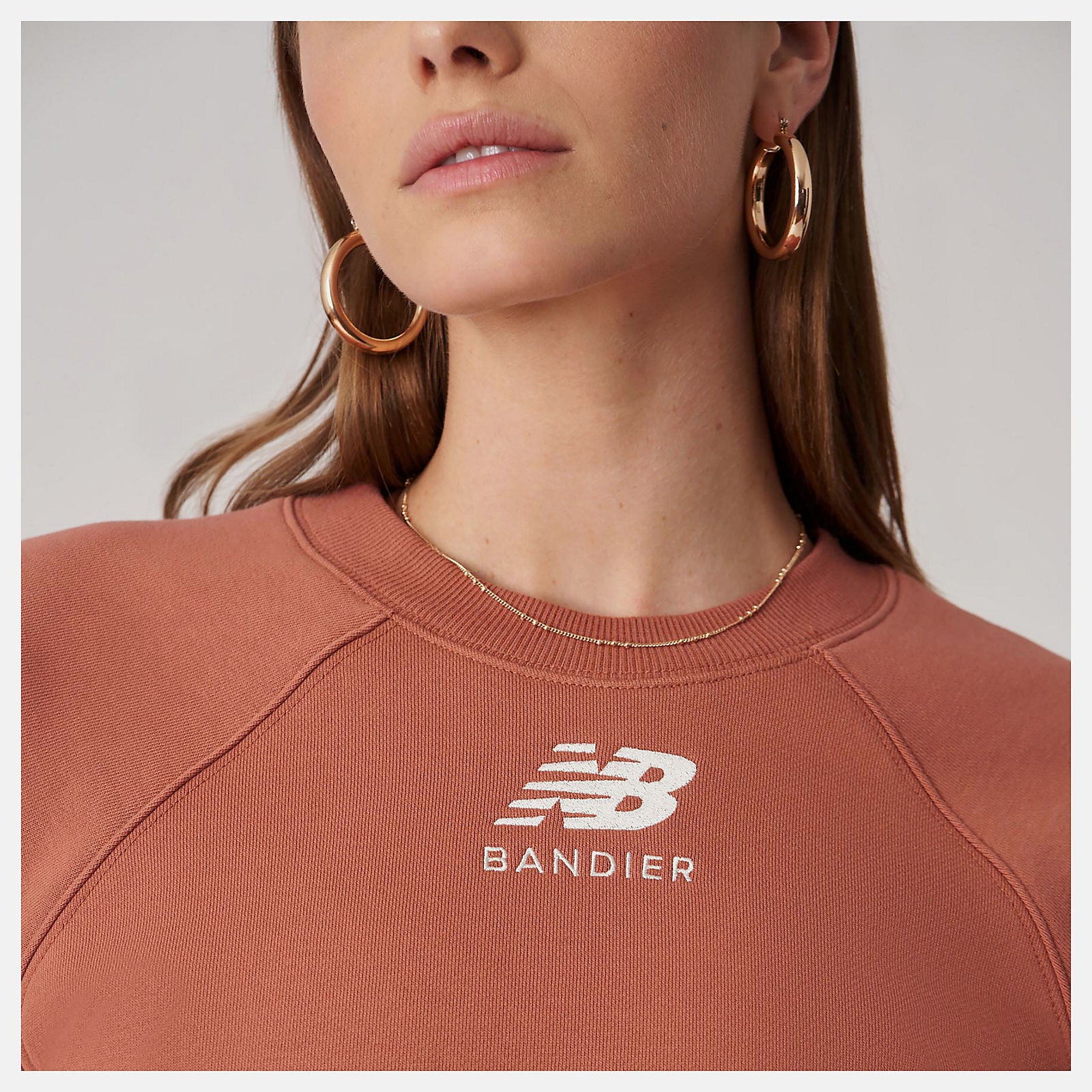Bandier Fleece Crew | New Balance Clothing - Women
