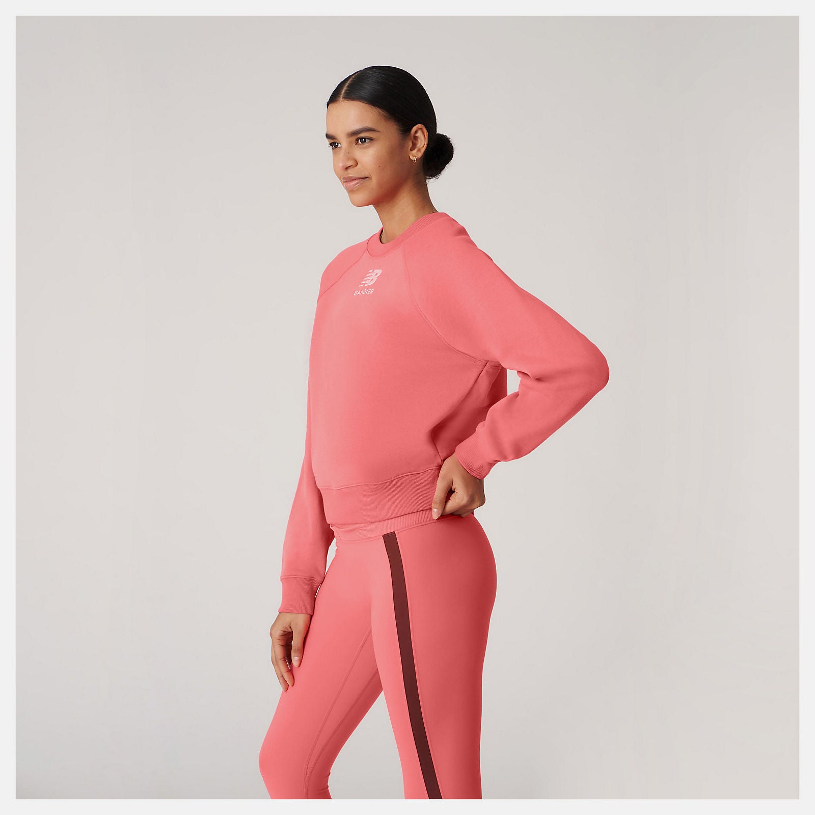 Bandier Fleece Crew | New Balance Clothing - Women