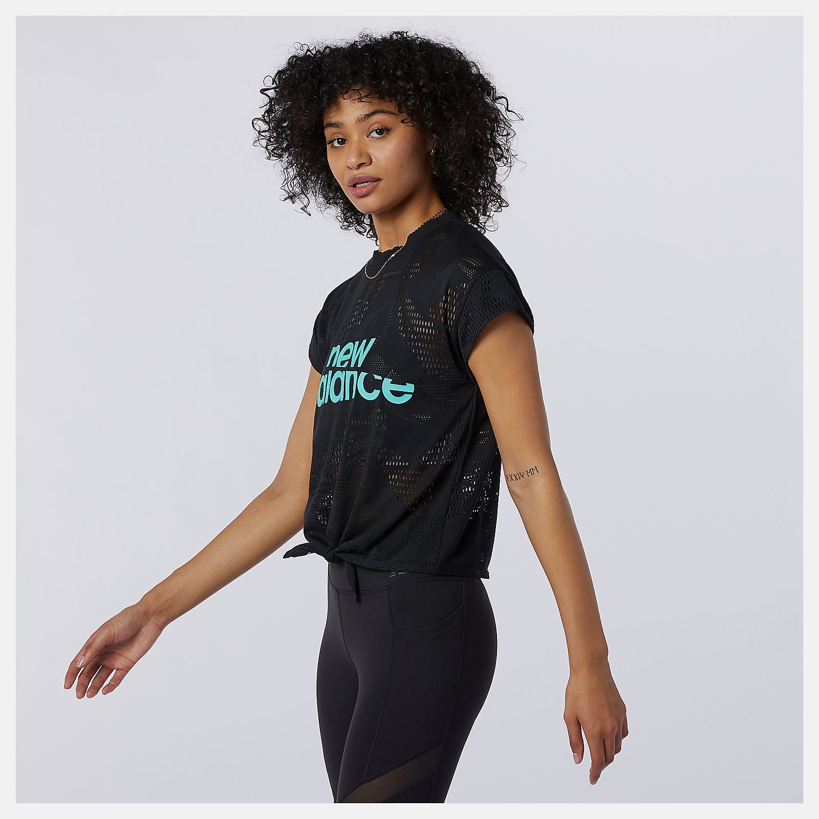 Achiever Collide Open Mesh Tee | New Balance Clothing - Women