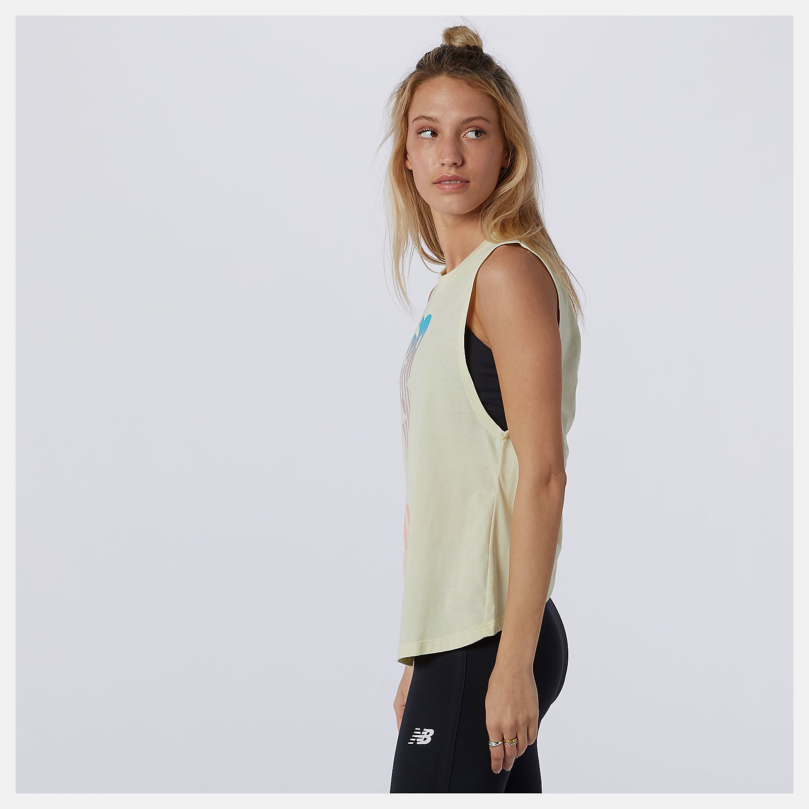 Relentless Cinched Back Graphic Tank | New Balance Clothing - Women