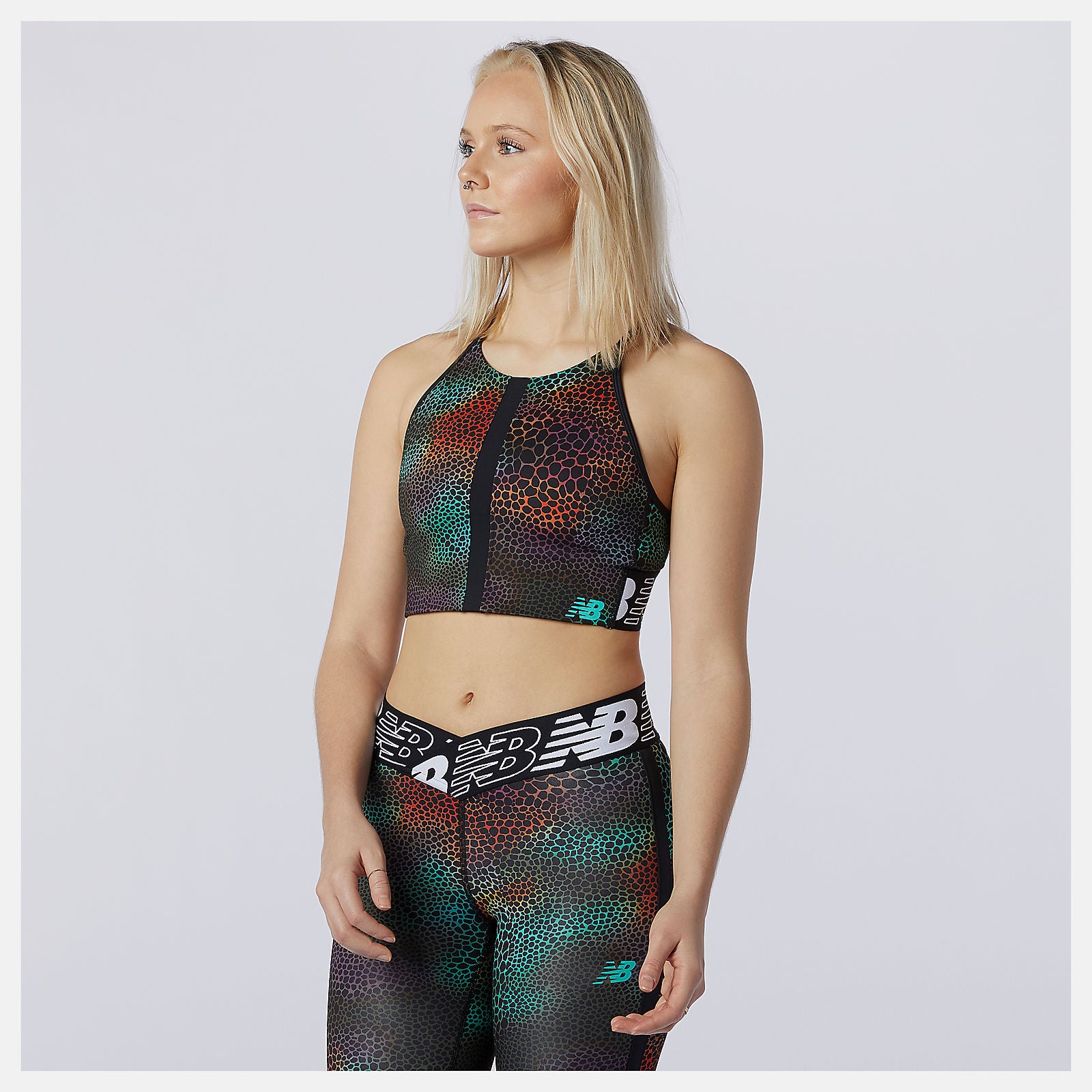 Relentless Printed Crop Top | New Balance Clothing - Women