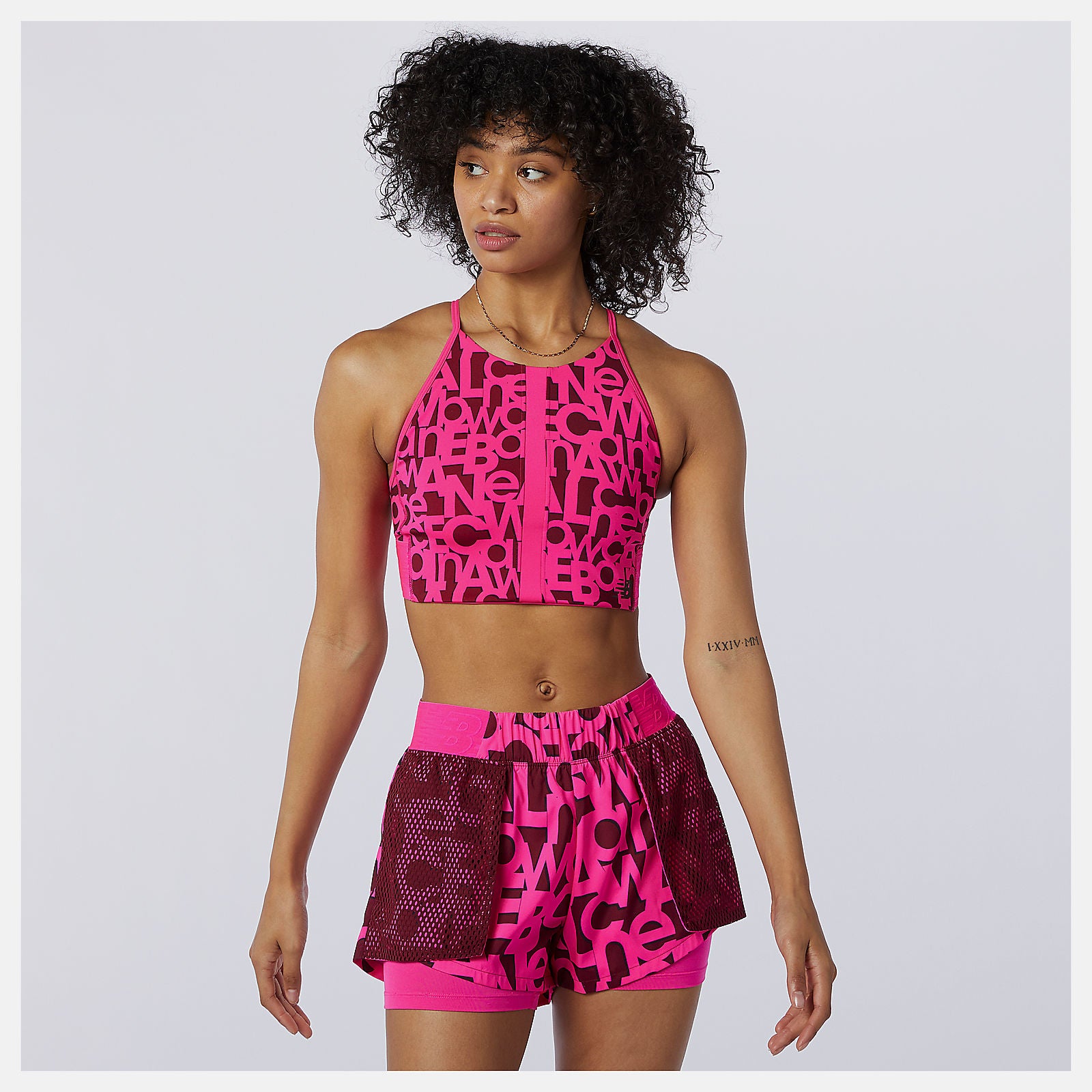Relentless Printed Crop Top | New Balance Clothing - Women