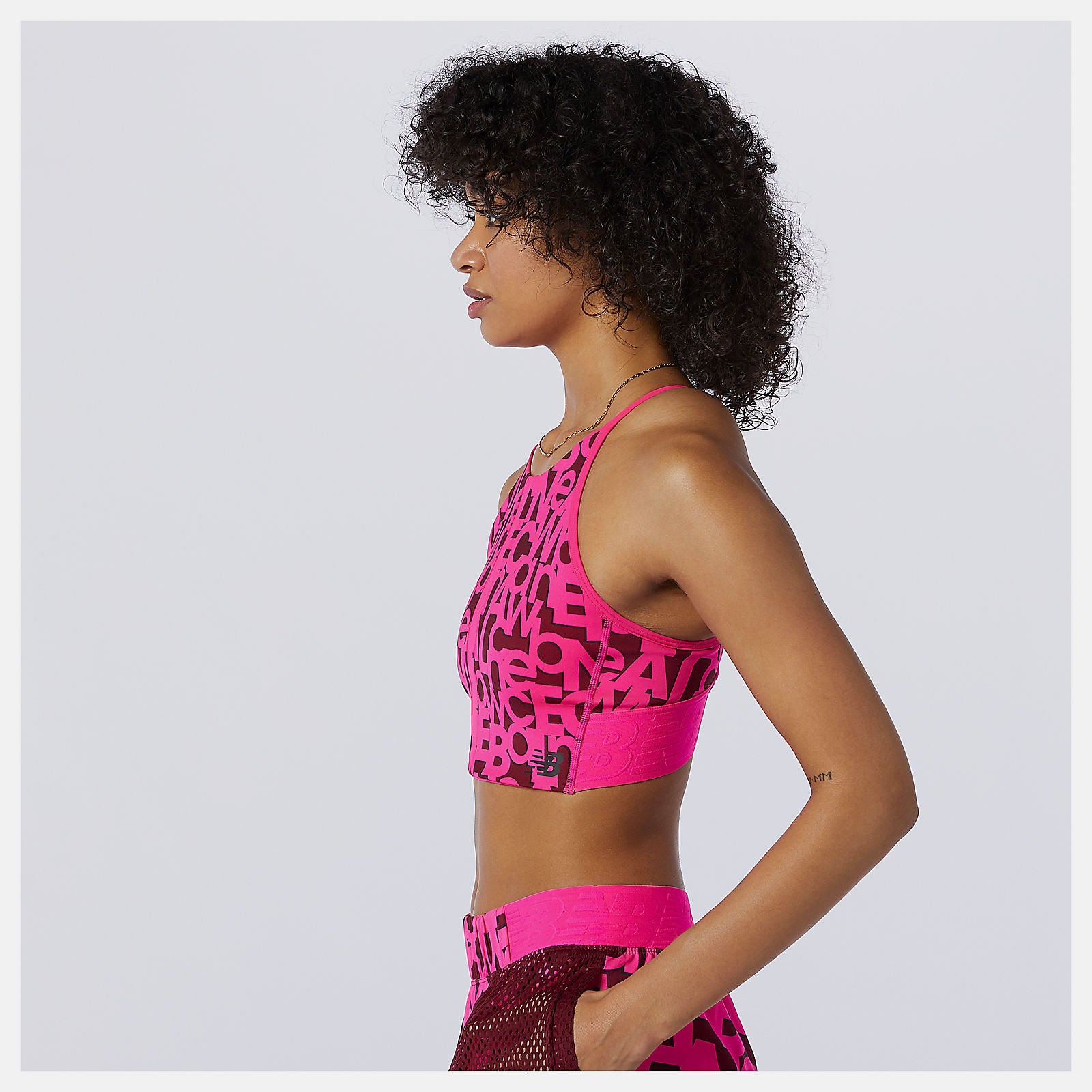 Relentless Printed Crop Top | New Balance Clothing - Women