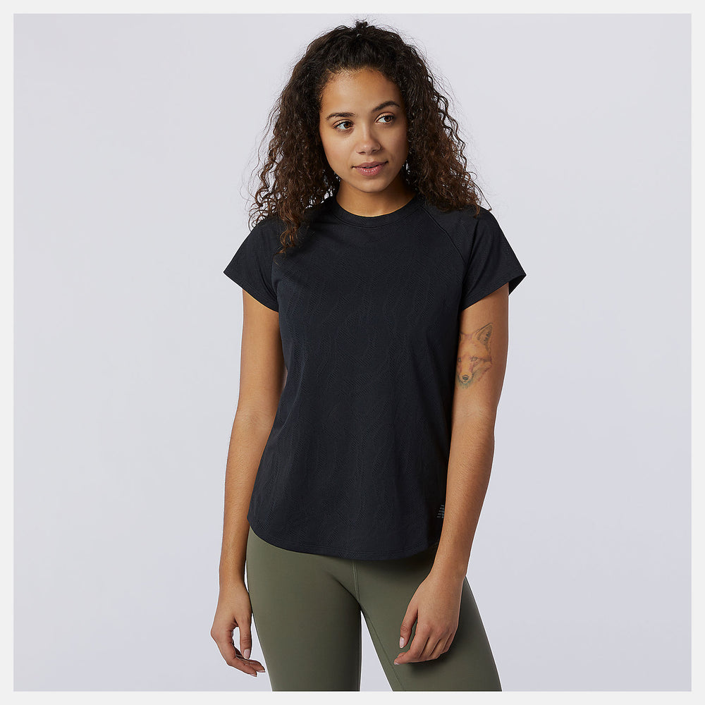 Q Speed Fuel Jacquard Short Sleeve | New Balance Clothing - Women