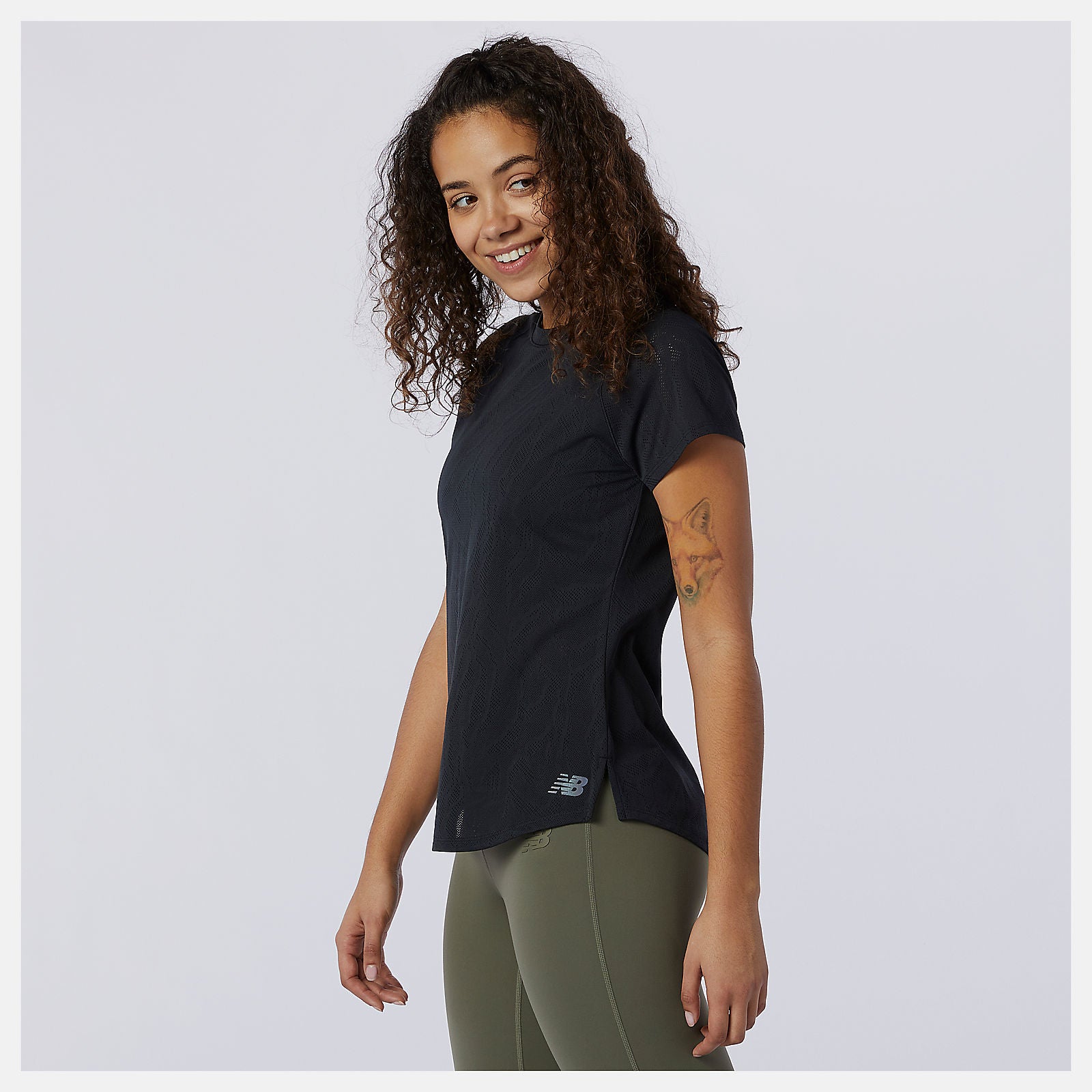 Q Speed Fuel Jacquard Short Sleeve | New Balance Clothing - Women