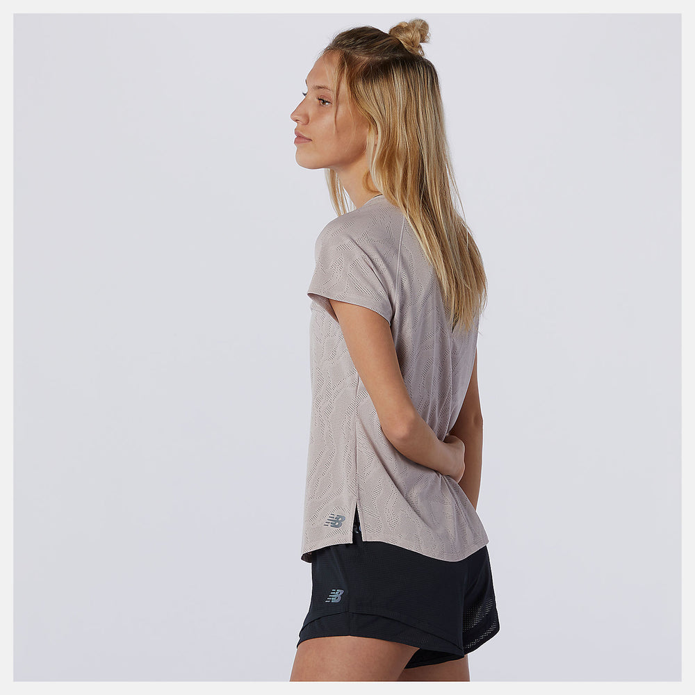 Q Speed Fuel Jacquard Short Sleeve | New Balance Clothing - Women