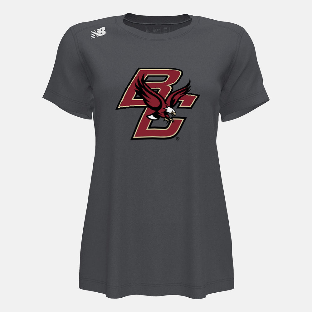 NB Short Sleeve Tech Tee(Boston College) | New Balance Clothing - Women