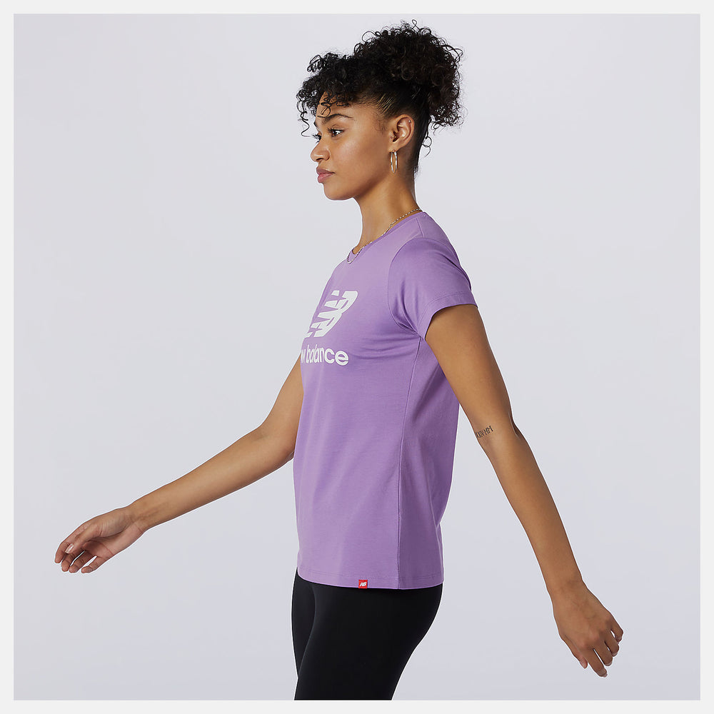 Essentials Stacked Logo Tee | New Balance Clothing - Women