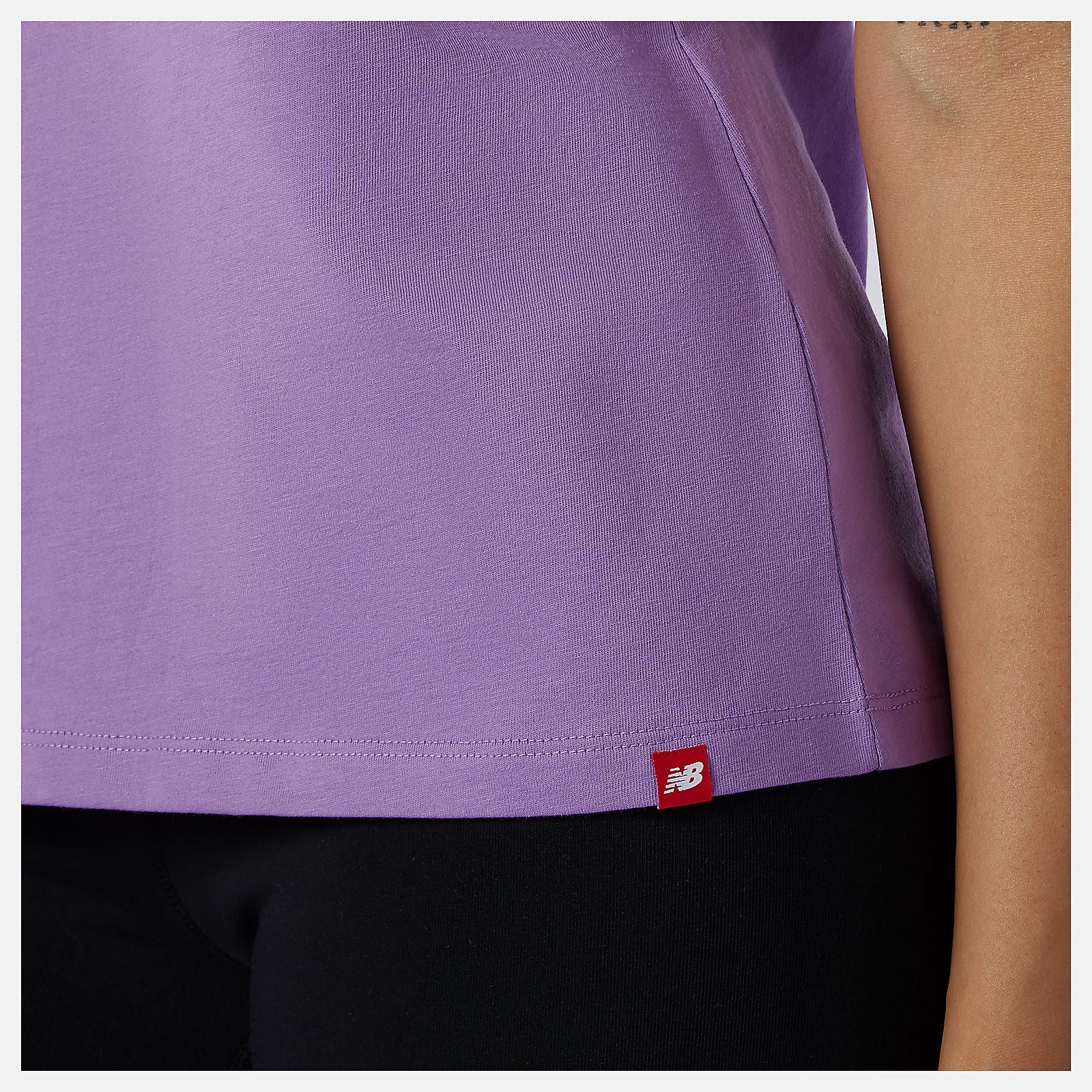 Essentials Stacked Logo Tee | New Balance Clothing - Women