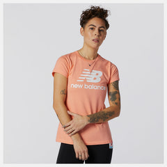Essentials Stacked Logo Tee | New Balance Clothing - Women