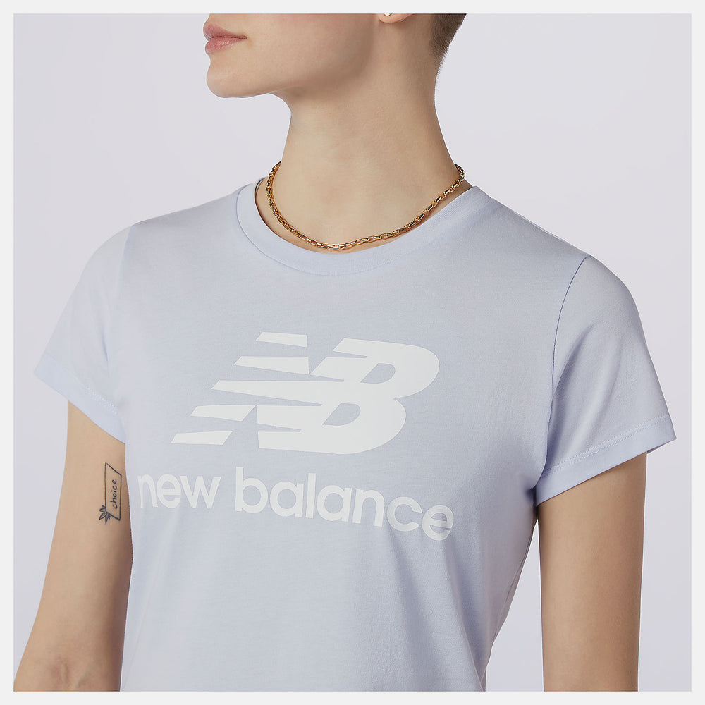 Essentials Stacked Logo Tee | New Balance Clothing - Women