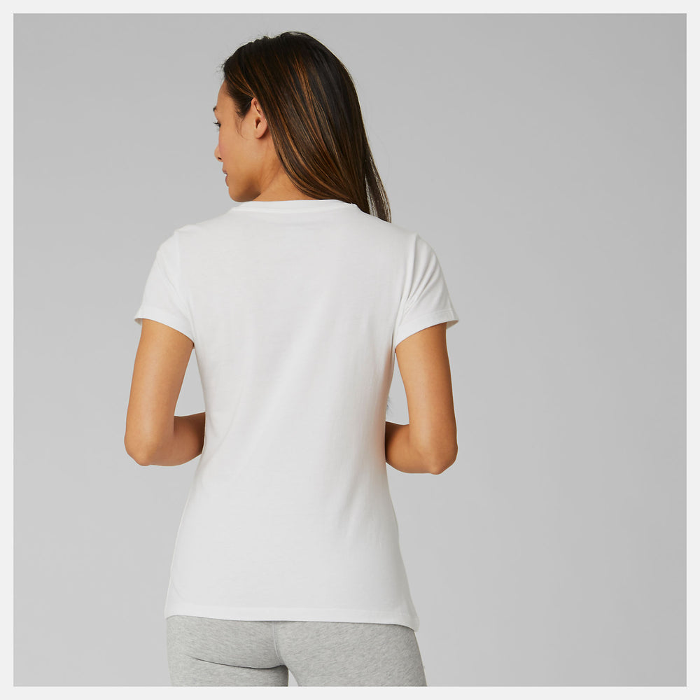 Essentials Stacked Logo Tee | New Balance Clothing - Women